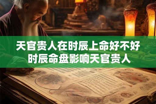 天官贵人在时辰上命好不好 时辰命盘影响天官贵人