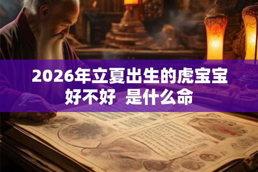 2026年立夏出生的虎宝宝好不好  是什么命