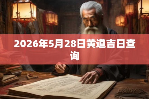 2026年5月28日黄道吉日查询