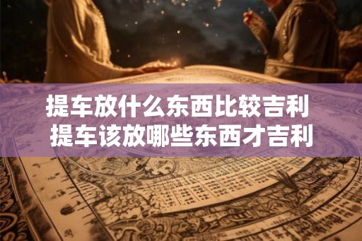 提车放什么东西比较吉利 提车该放哪些东西才吉利