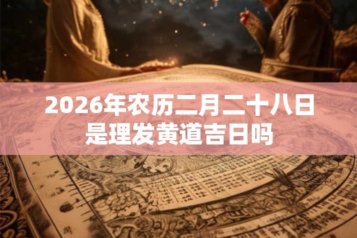 2026年农历二月二十八日是理发黄道吉日吗