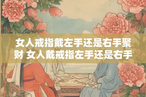 女人戒指戴左手还是右手聚财 女人戴戒指左手还是右手招财