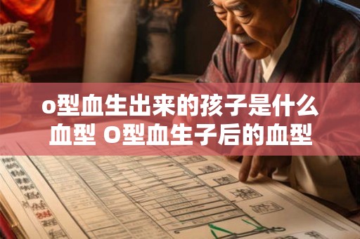 o型血生出来的孩子是什么血型 O型血生子后的血型