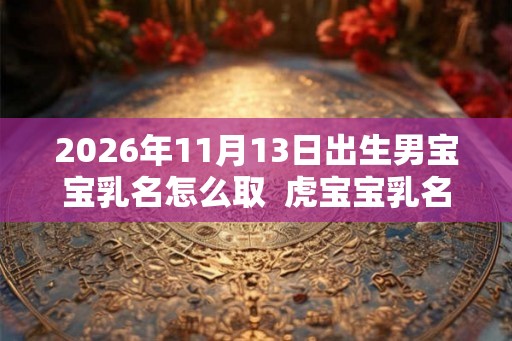 2026年11月13日出生男宝宝乳名怎么取  虎宝宝乳名大全