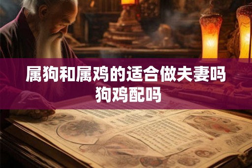 属狗和属鸡的适合做夫妻吗 狗鸡配吗