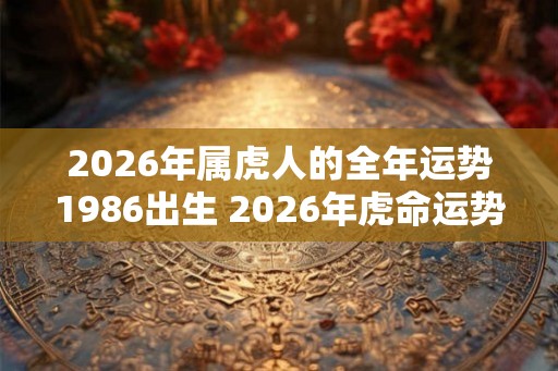 2026年属虎人的全年运势1986出生 2026年虎命运势如何