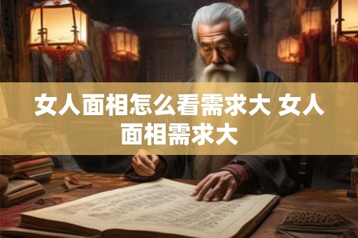 女人面相怎么看需求大 女人面相需求大