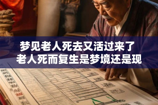 梦见老人死去又活过来了 老人死而复生是梦境还是现实