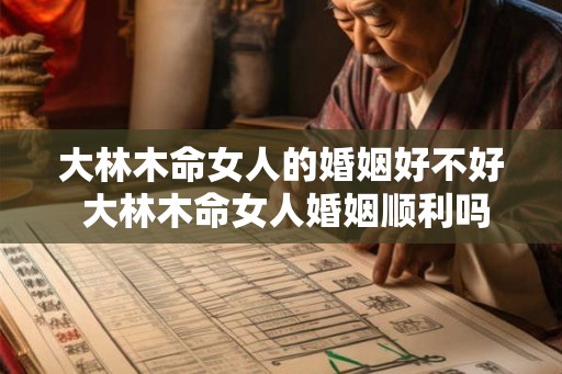大林木命女人的婚姻好不好 大林木命女人婚姻顺利吗