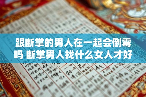 跟断掌的男人在一起会倒霉吗 断掌男人找什么女人才好