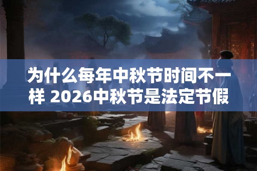 为什么每年中秋节时间不一样 2026中秋节是法定节假日吗