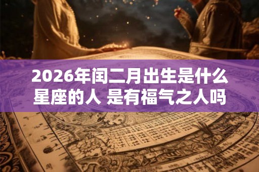 2026年闰二月出生是什么星座的人 是有福气之人吗