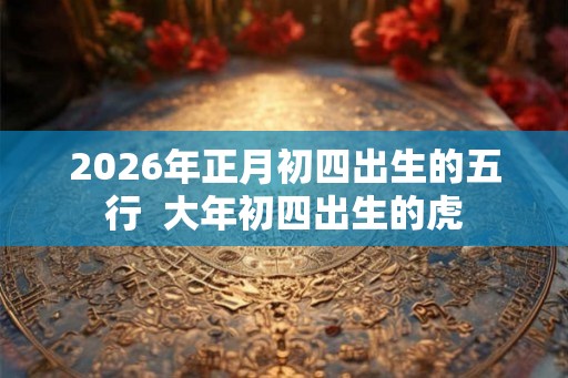 2026年正月初四出生的五行  大年初四出生的虎