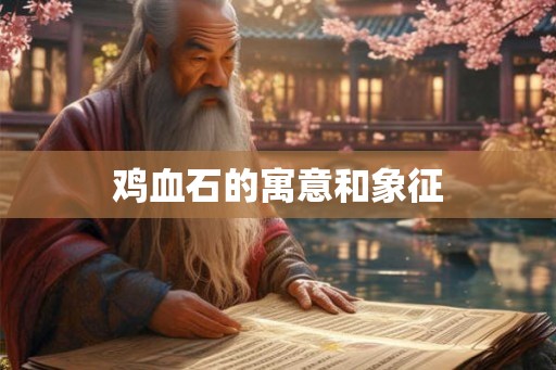 鸡血石的寓意和象征