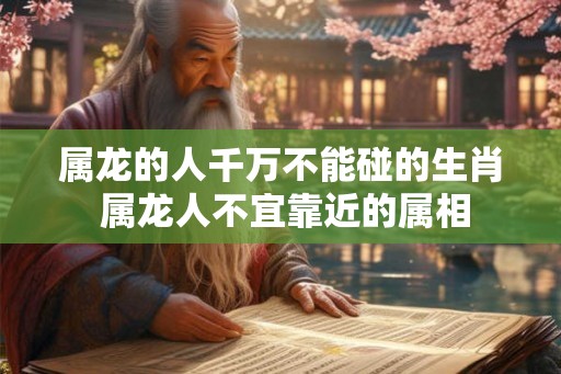 属龙的人千万不能碰的生肖 属龙人不宜靠近的属相 属龙的人千万不能碰的生肖 属龙人不宜靠近的属相