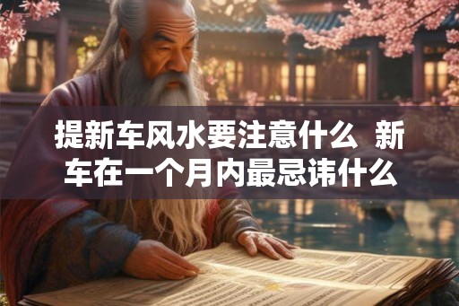 提新车风水要注意什么 新车在一个月内最忌讳什么 提新车风水要注意什么 新车在一个月内最忌讳什么