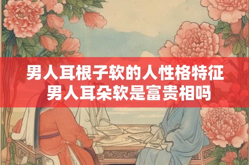 男人耳根子软的人性格特征  男人耳朵软是富贵相吗