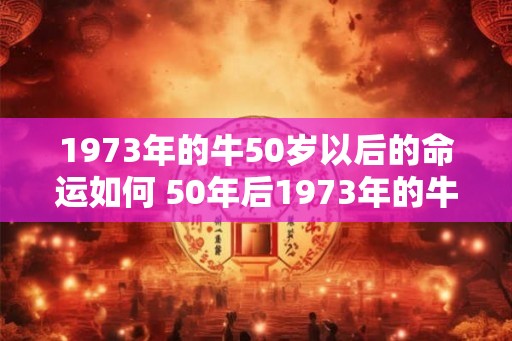 1973年的牛50岁以后的命运如何 50年后1973年的牛还能活吗