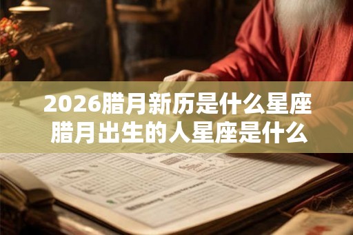 2026腊月新历是什么星座 腊月出生的人星座是什么