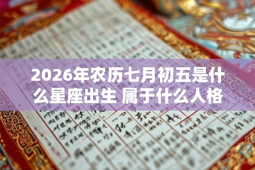 2026年农历七月初五是什么星座出生 属于什么人格