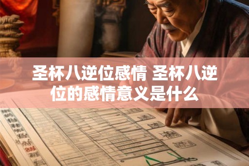 圣杯八逆位感情 圣杯八逆位的感情意义是什么 圣杯八逆位感情 圣杯八逆位的感情意义是什么