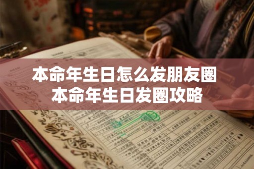本命年生日怎么发朋友圈 本命年生日发圈攻略