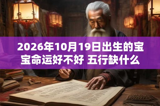 2026年10月19日出生的宝宝命运好不好 五行缺什么
