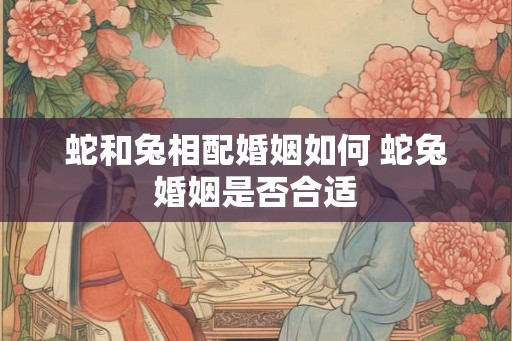 蛇和兔相配婚姻如何 蛇兔婚姻是否合适