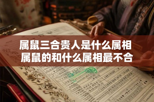 属鼠三合贵人是什么属相 属鼠的和什么属相最不合