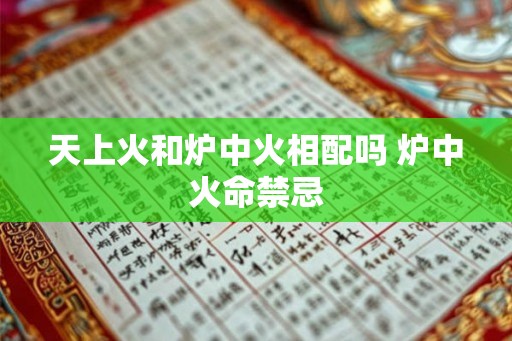 天上火和炉中火相配吗 炉中火命禁忌