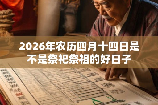 2026年农历四月十四日是不是祭祀祭祖的好日子