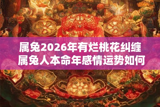 属兔2026年有烂桃花纠缠 属兔人本命年感情运势如何