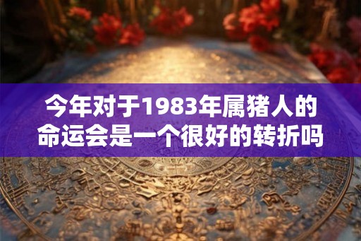 今年对于1983年属猪人的命运会是一个很好的转折吗