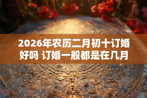 2026年农历二月初十订婚好吗 订婚一般都是在几月