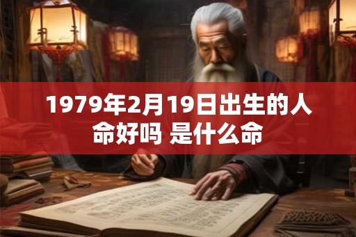 1979年2月19日出生的人命好吗 是什么命 1979年2月19日出生的人命好吗 是什么命