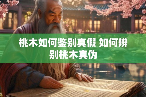桃木如何鉴别真假 如何辨别桃木真伪