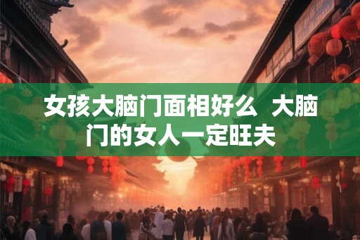 女孩大脑门面相好么  大脑门的女人一定旺夫