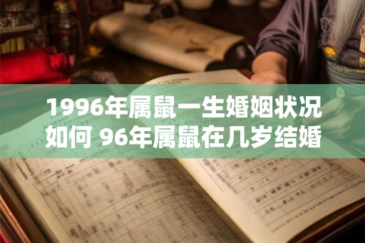 1996年属鼠一生婚姻状况如何 96年属鼠在几岁结婚最好 1996年属鼠一生婚姻状况如何 96年属鼠在几岁结婚最好