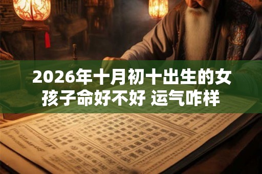 2026年十月初十出生的女孩子命好不好 运气咋样