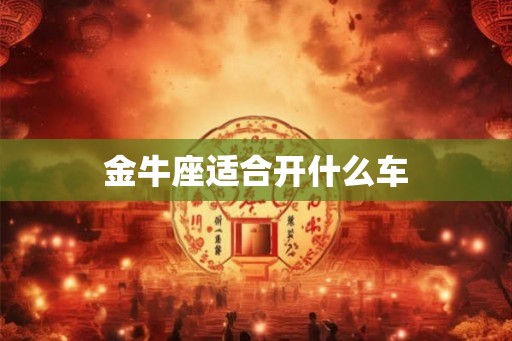 金牛座适合开什么车