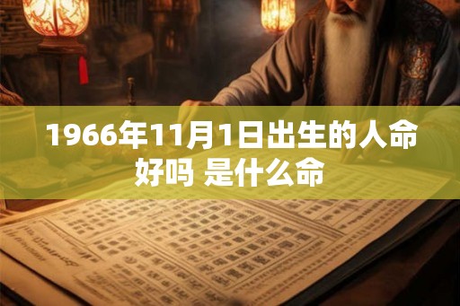 1966年11月1日出生的人命好吗 是什么命
