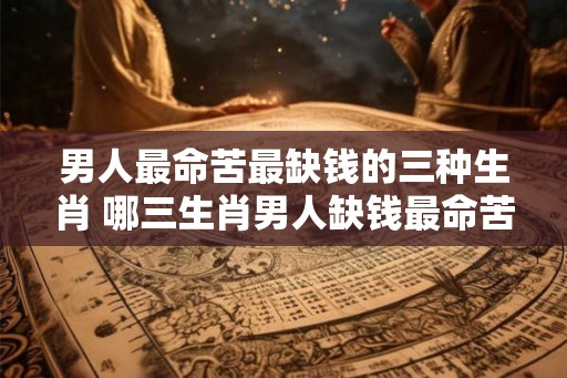 男人最命苦最缺钱的三种生肖 哪三生肖男人缺钱最命苦