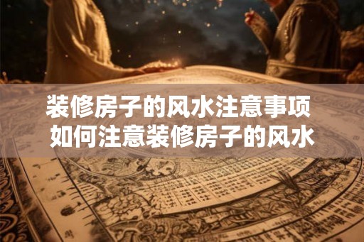 装修房子的风水注意事项 如何注意装修房子的风水 装修房子的风水注意事项 如何注意装修房子的风水