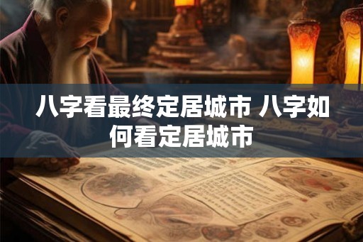 八字看最终定居城市 八字如何看定居城市