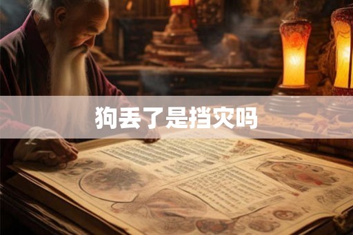 狗丢了是挡灾吗 狗丢了是挡灾吗