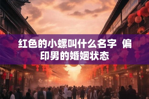 红色的小螺叫什么名字  偏印男的婚姻状态