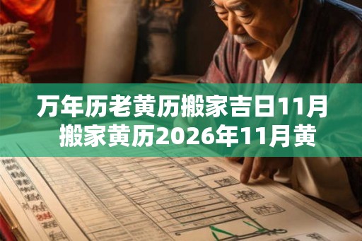 万年历老黄历搬家吉日11月 搬家黄历2026年11月黄道吉日 万年历老黄历搬家吉日11月 搬家黄历2026年11月黄道吉日