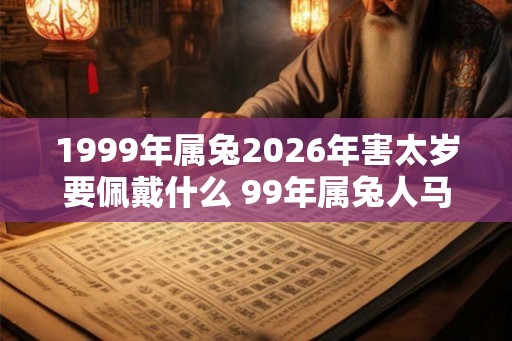 1999年属兔2026年害太岁要佩戴什么 99年属兔人马年犯太岁怎么化解