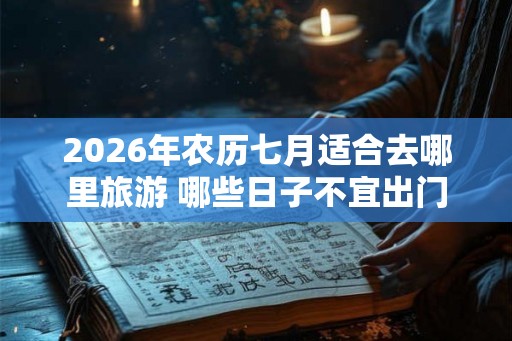 2026年农历七月适合去哪里旅游 哪些日子不宜出门