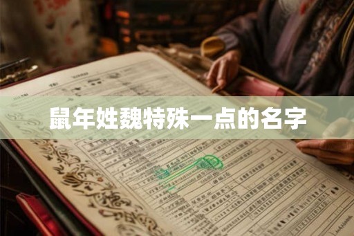 鼠年姓魏特殊一点的名字